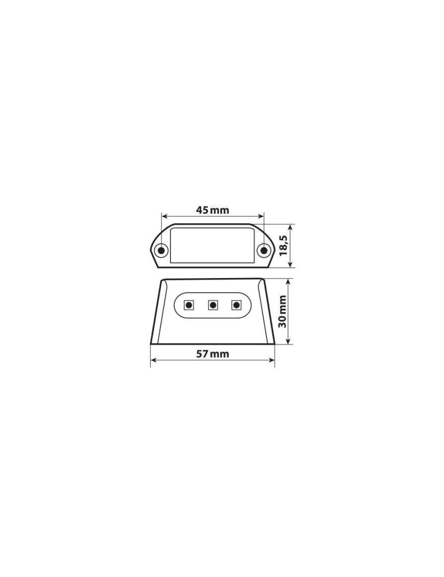 90586 A-ion, 3 Smd oświetlenie tablicy rejestracyjnej LED, 12V