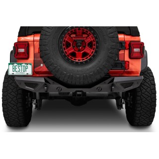 Zderzak Bestop 4496101 HighRock 4x4 Granite Series Rear Bumper for 18-22 Jeep Wrangler JL