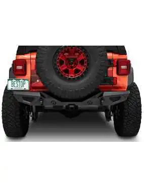 Bestop 4496101 HighRock 4x4 Granite Series Rear Bumper for 18-22 Jeep Wrangler JL