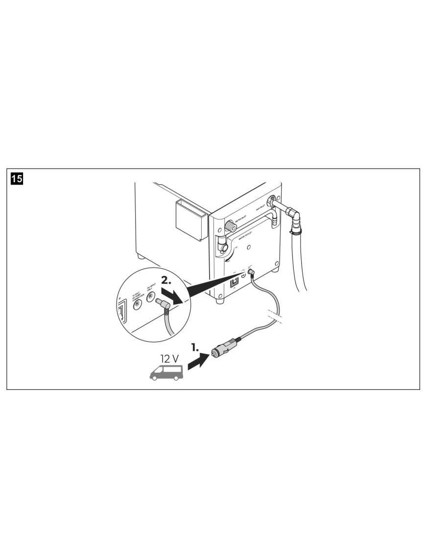 Kampa Geyser Gas powered hot water system