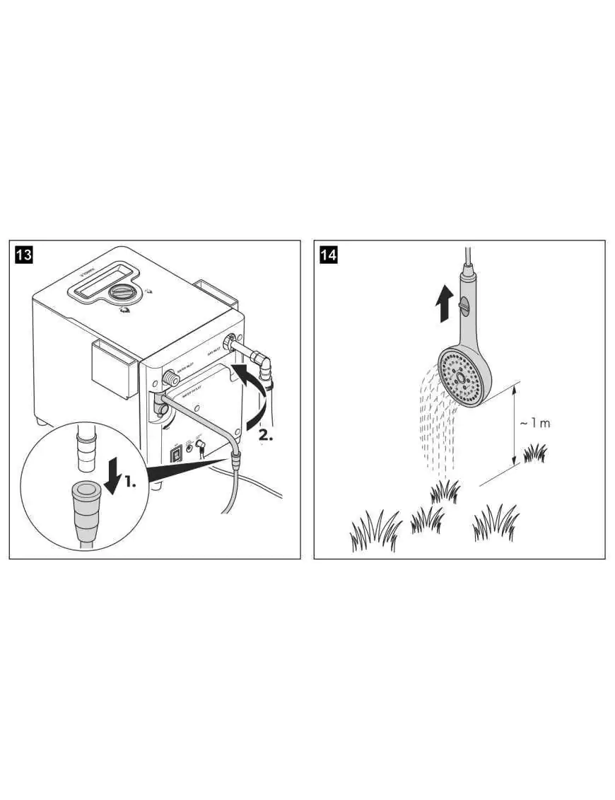 Kampa Geyser System ciepłej wody na gaz