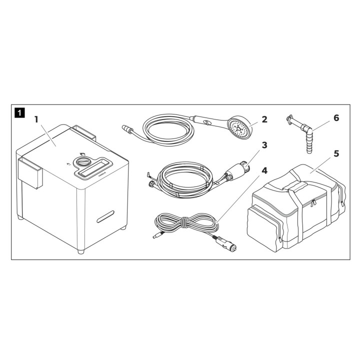 Kampa Geyser System ciepłej wody na gaz