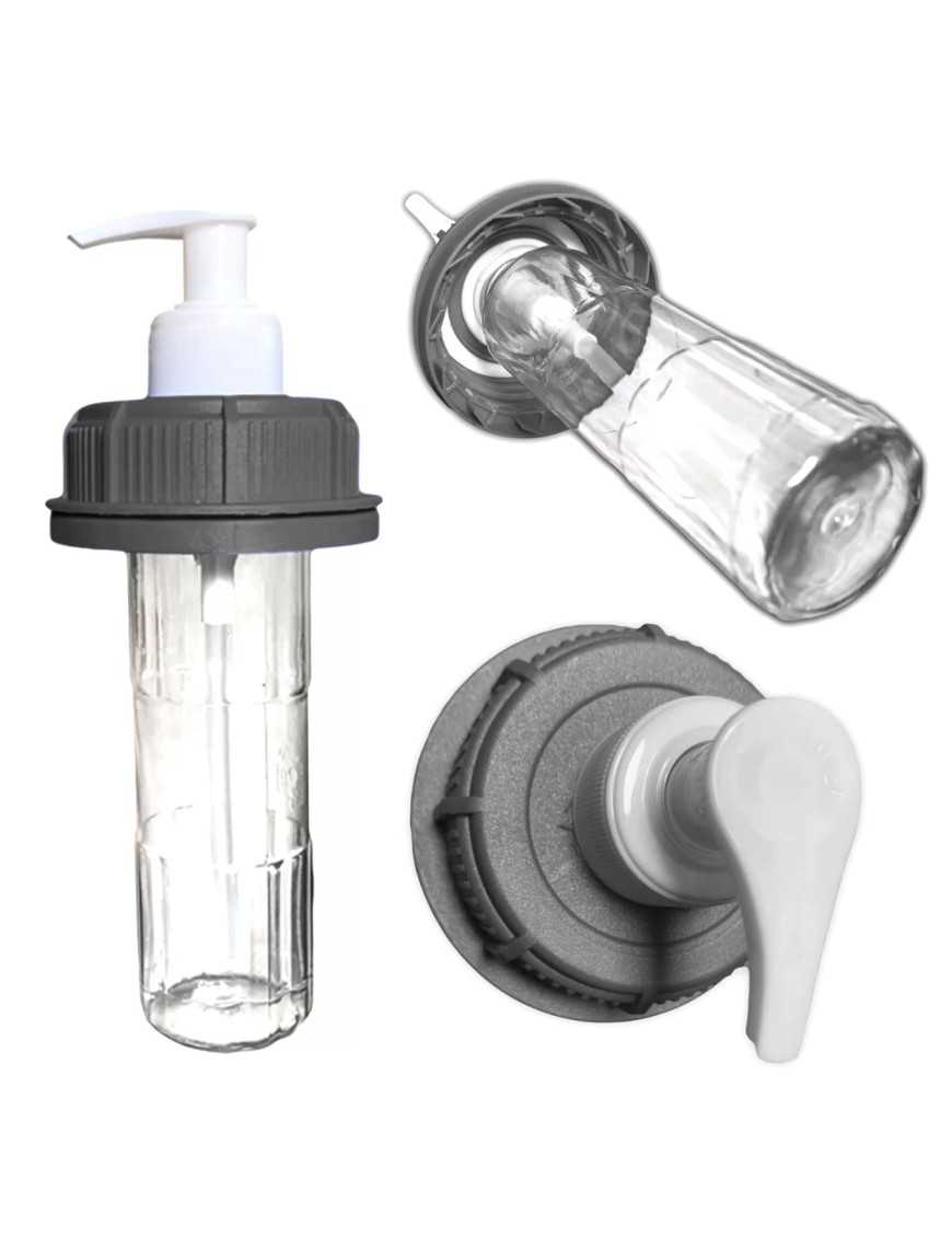 Dozownik mydła do kanistra 150 ml DIN51 grafitowy Dozownik mydła do kanistra 150 ml DIN51 grafitowy