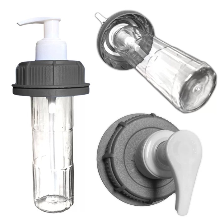 Dozownik mydła do kanistra 150 ml DIN51 grafitowy