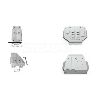 Zestaw osłon aluminiowych RIVAL 4szt Toyota Land Cruiser 200 4,5D 4,5 4,7 Petrol