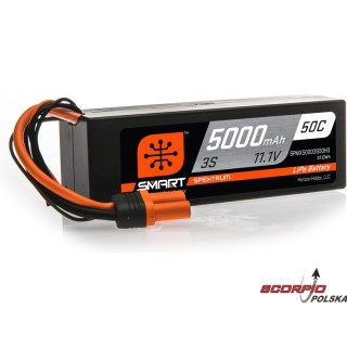 Spektrum Smart LiPol Car 5000mAh 3S 11.1V 50C HC IC3