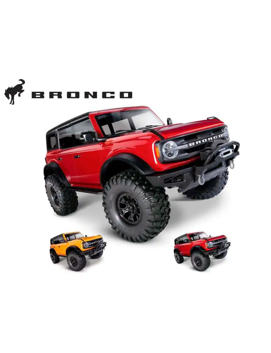 Traxxas 92076-4 Czerwony TRX-4 Ford Bronco (1:10, 4WD, XL-5 HV)