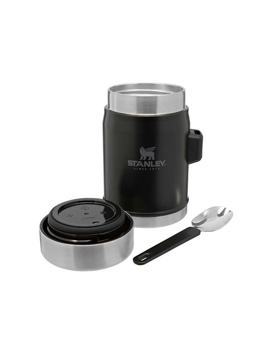 TERMOS OBIADOWY ZE SZTUĆCEM CLASSIC 0,4 L CZARNY STANLEY TERMOS OBIADOWY ZE SZTUĆCEM CLASSIC 0,4 L CZARNY STANLEY