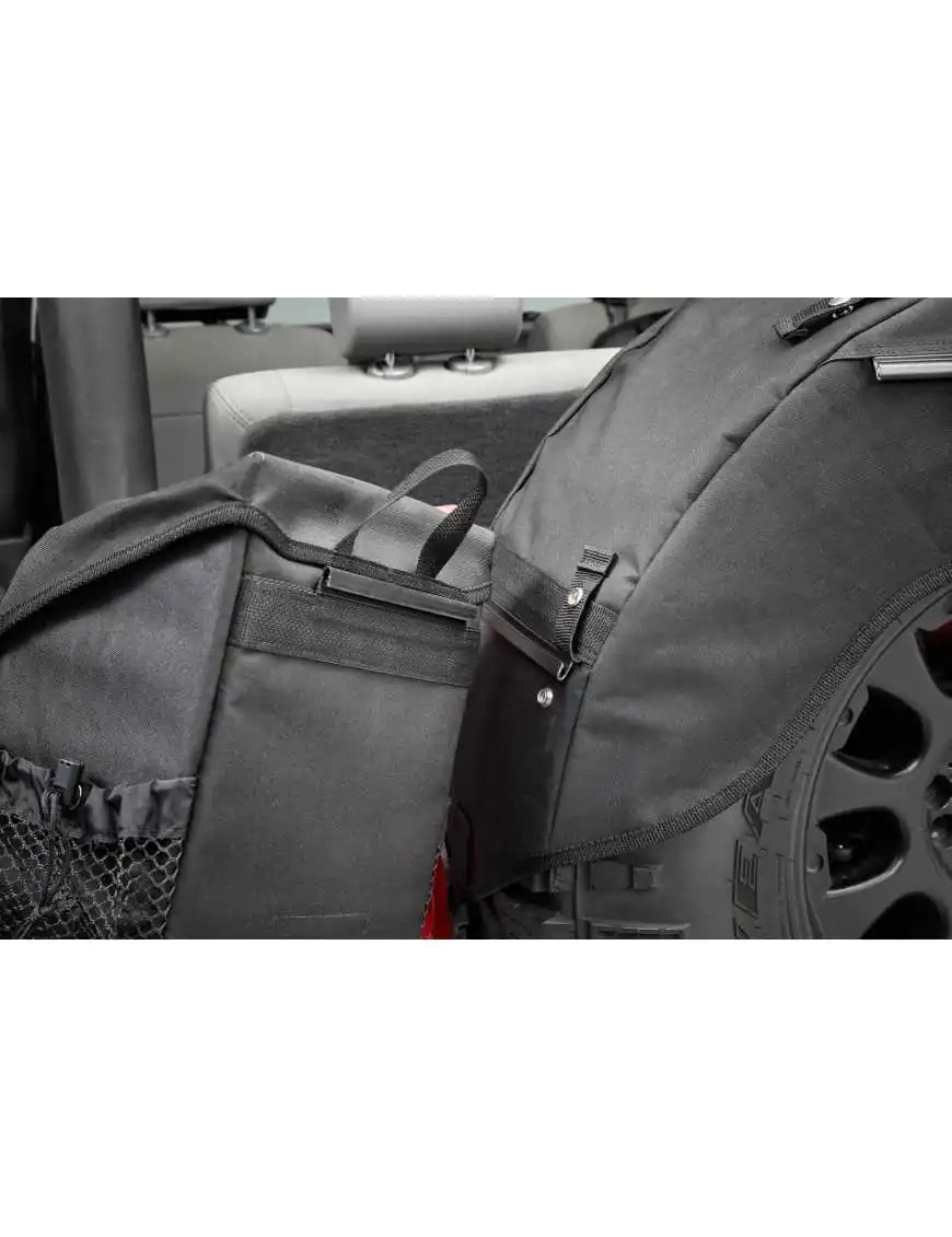 Bestop 54133-35 RoughRider Black Diamond Spare Tire Organizer for 30" - 33" Diameter Tire