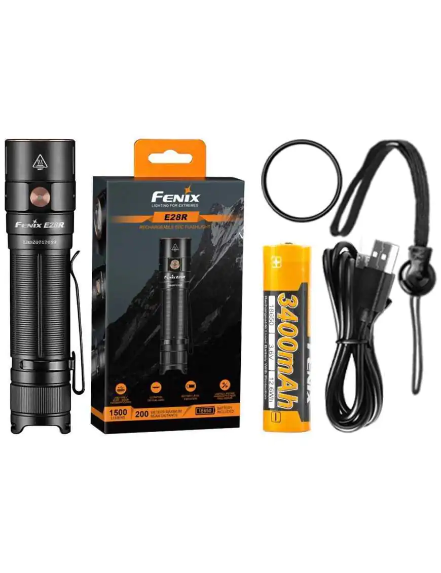 Fenix Rechargeable LED Flashlight E28R 1500 lm