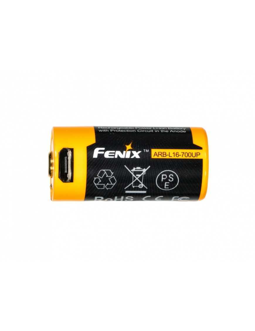 Akumulator Fenix USB ARB-L16UP (16340 RCR123 700 mAh 3,6 V) Akumulator Fenix USB ARB-L16UP (16340 RCR123 700 mAh 3,6 V)