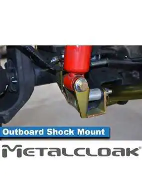 Outboard Shock Mount Spacer, Relocation Kit, JL/JT Lower Fron