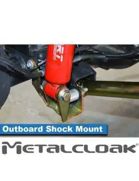 Outboard Shock Mount Spacer, Relocation Kit, JL/JT Lower Fron