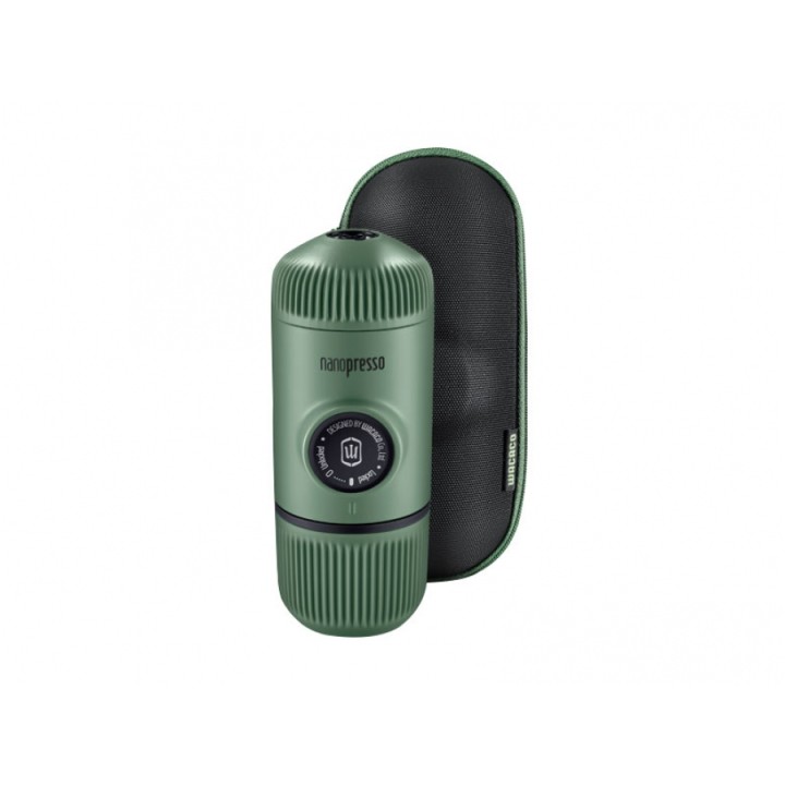 Podróżny ekspres Wacaco Nanopresso Moss Green z etui