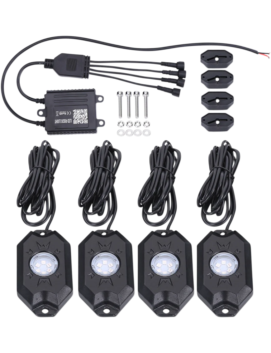 RGB & Bluetooth LED Rock Light Kit