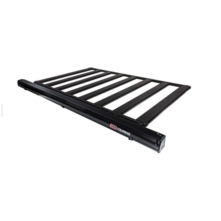 Zadaszenie, markiza w czarnej obudowie aluminiowej, ARB 2,5 m x 2,5 m, z oświetleniem LED 814412