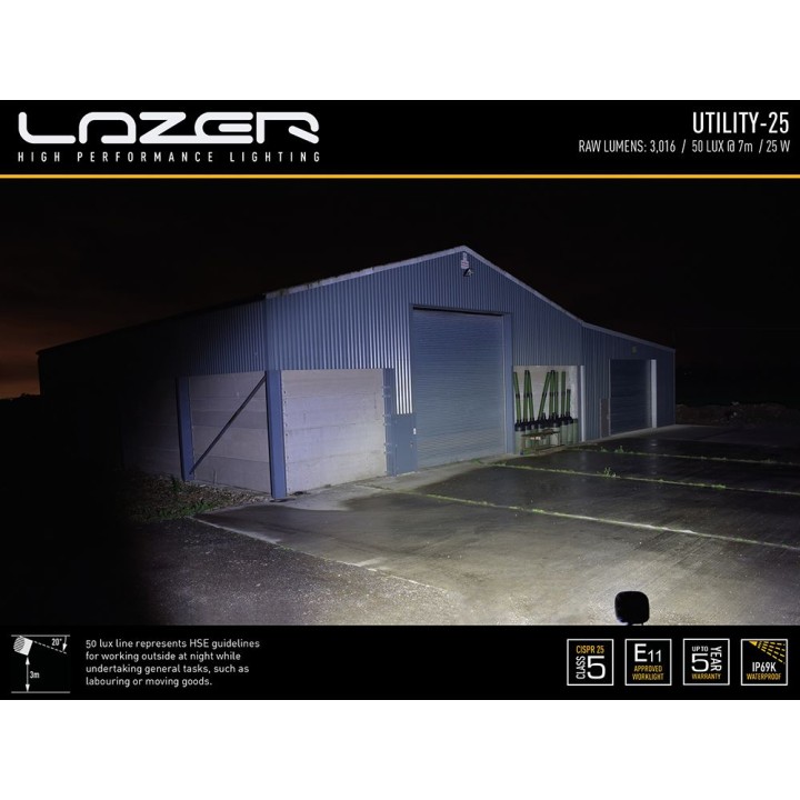 LAZER Utility 25 lampa robocza