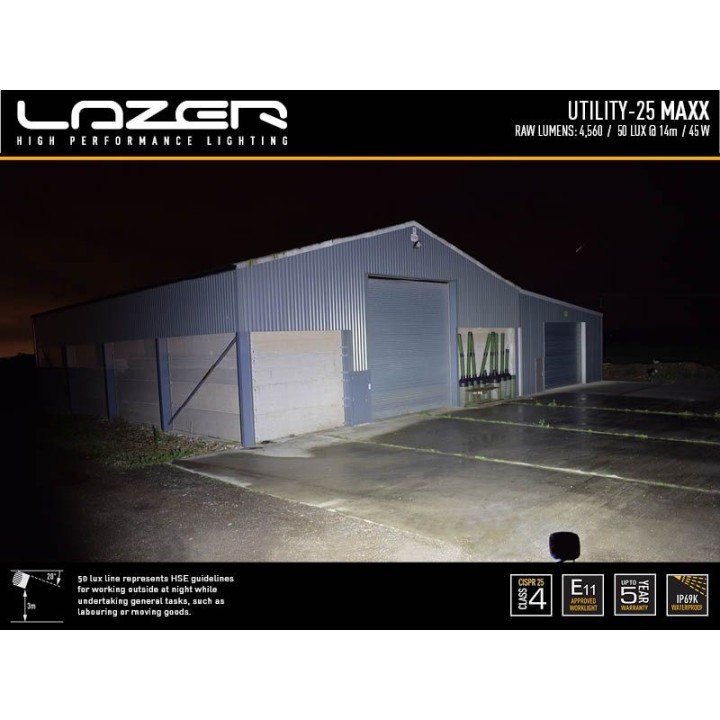 LAZER Utility 25 MAXX - lampa robocza LED