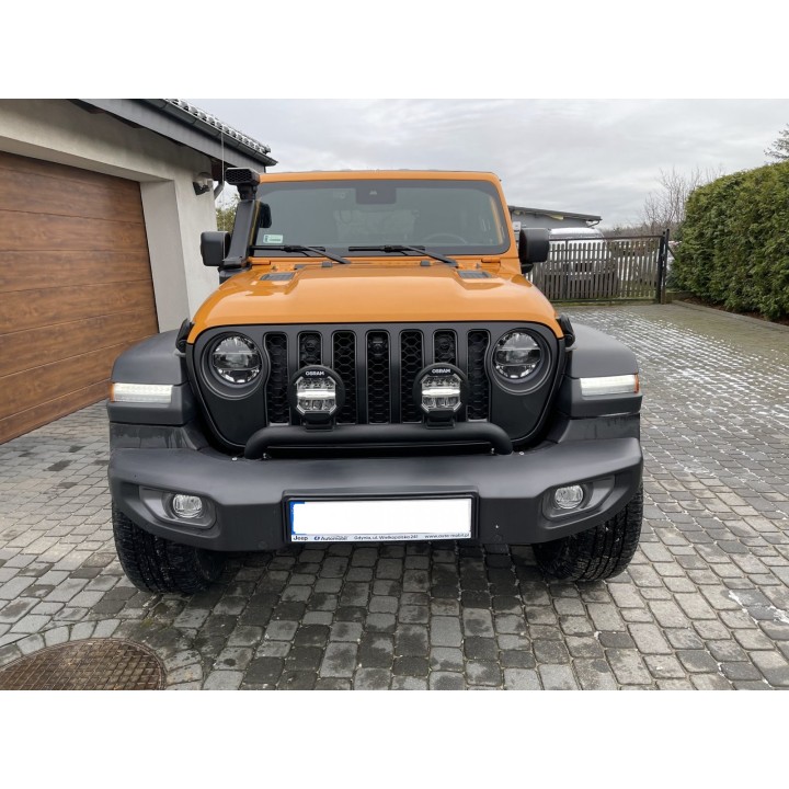 Bull bar na seryjny zderzak EU Jeep Wrangler JL, 4xe, Gladiator JT