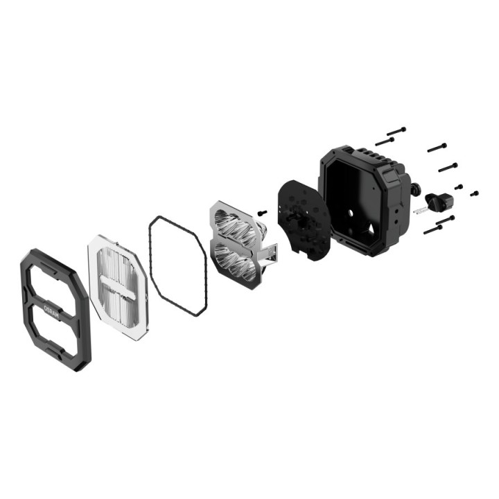 Cube PX Ultra-Wide Beam 2500lm 113x117x54mm