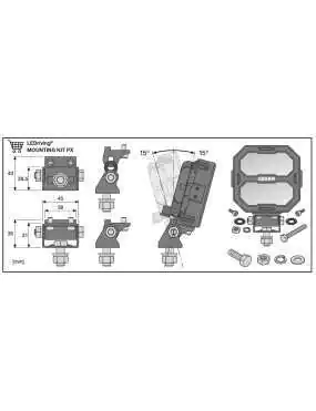 Cube PX Ultra-Wide Beam 2500lm 113x117x54mm