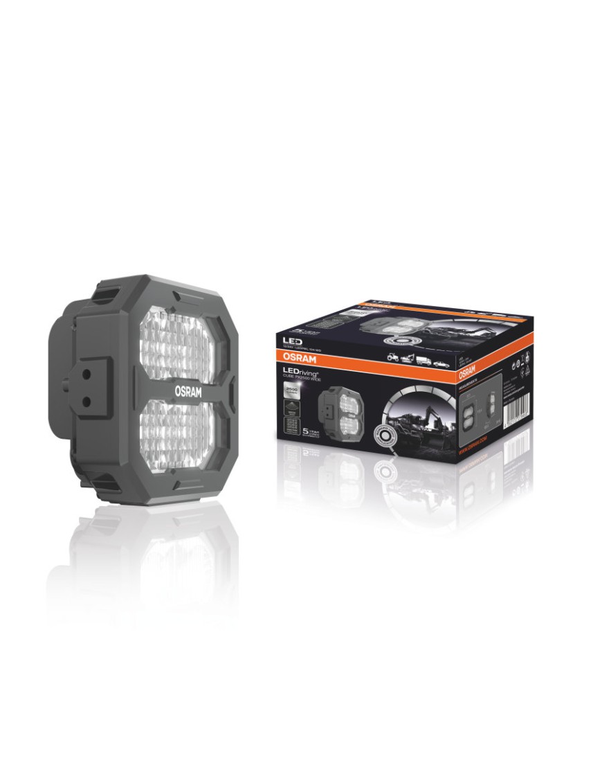 Cube PX Wide Beam 2500lm 113x117x54mm