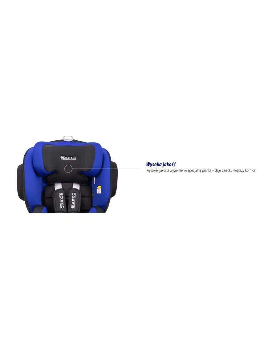 FOTELIK SK1000I ISOFIX Sparco 9-36kg 9m-12lat