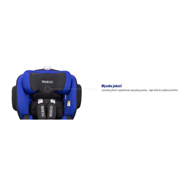 FOTELIK SK1000I ISOFIX Sparco 9-36kg 9m-12lat