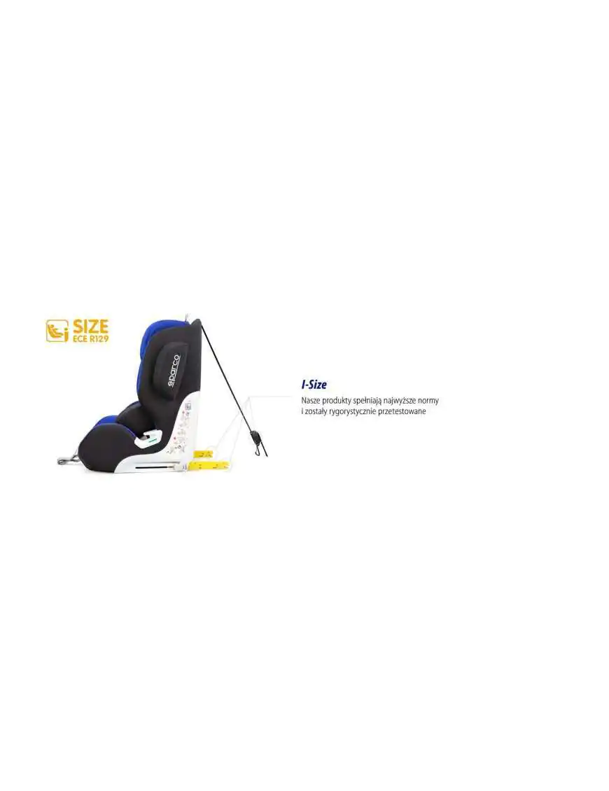 FOTELIK SK1000I ISOFIX Sparco 9-36kg 9m-12lat