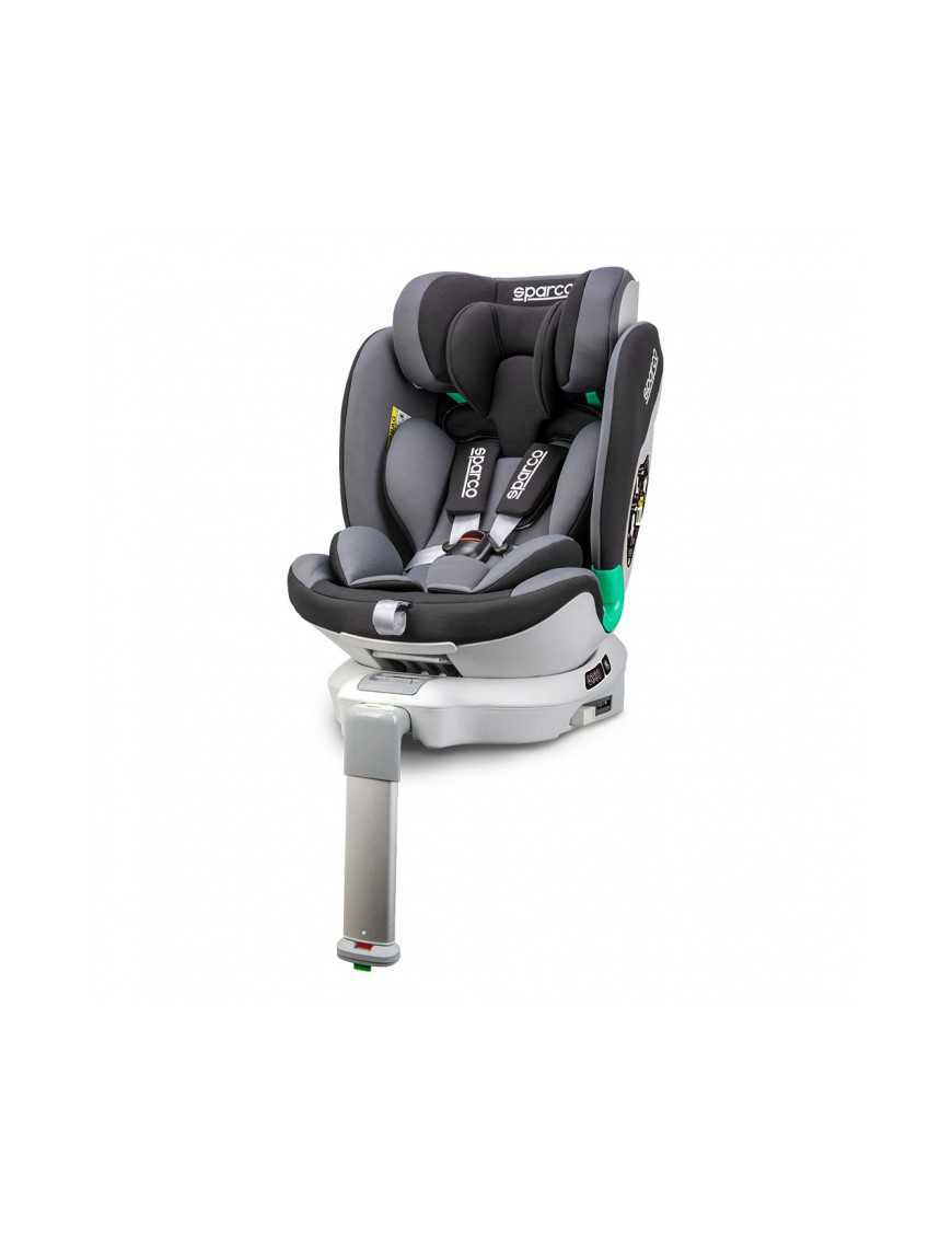 FOTELIK SPARCO SK6000 SZARY 9-25kg 0-12lat