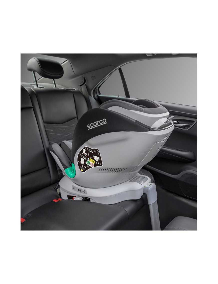 FOTELIK SPARCO SK6000 SZARY 9-25kg 0-12lat
