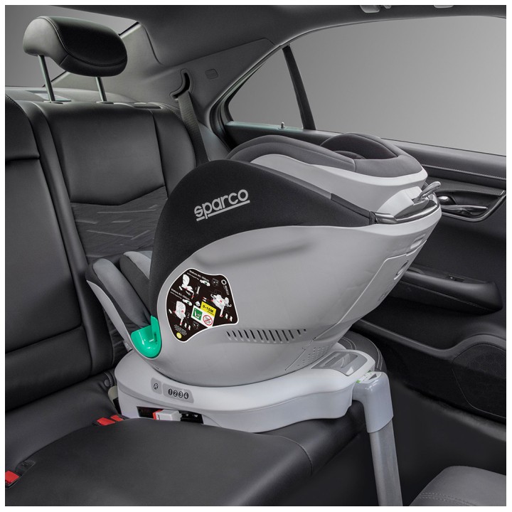 FOTELIK SPARCO SK6000 SZARY 9-25kg 0-12lat