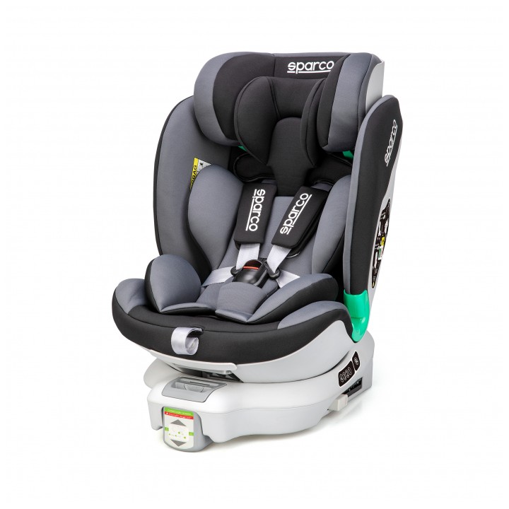 FOTELIK SPARCO SK6000 SZARY 9-25kg 0-12lat