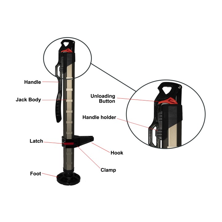 T-max Jack Hydraulic Jack podnośnik hydrauliczny