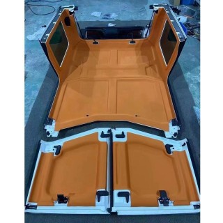 Wyciszenie izolacja dachu wrangler JLU czarne