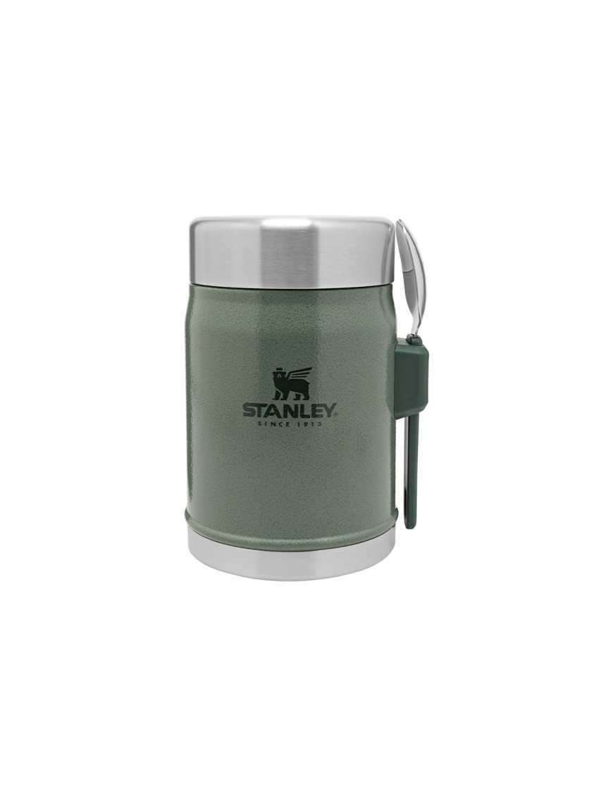 TERMOS OBIADOWY ZE SZTUĆCEM CLASSIC - 0,4 L HAMMERTONE GREEN / STANLEY TERMOS OBIADOWY ZE SZTUĆCEM CLASSIC - 0,4 L HAMMERTONE GREEN / STANLEY