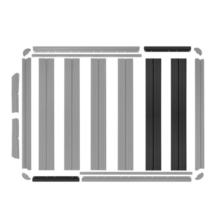 Platforma Bagażnik Rival Dla Wrangler JL 1430x1235 z przedłużeniem i mocowaniam