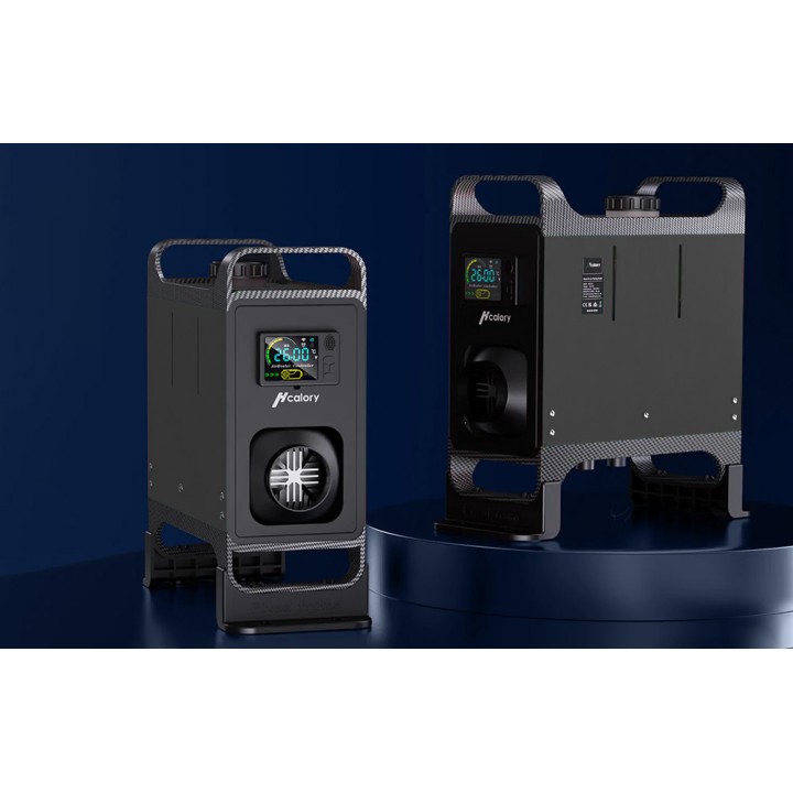 Ogrzewanie postojowe nagrzewnica HCALORY HC-A02, 8 kW, Diesel, Bluetooth (szare)