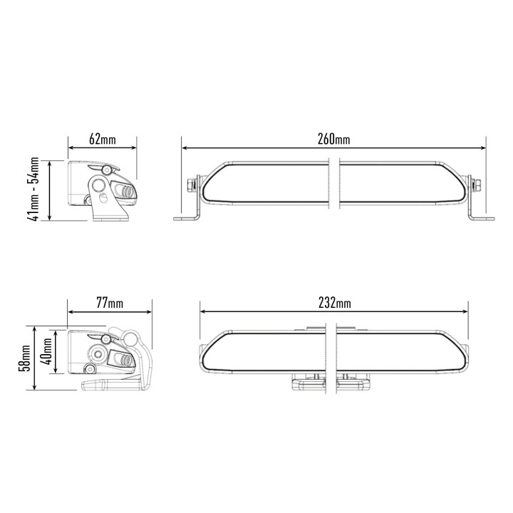 LAZER Linear-6 — panel LED 2250 lm z homologacją drogową ECE R112 - ujęcie 5