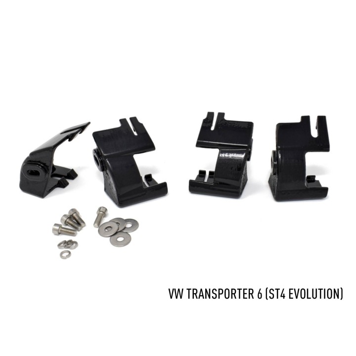 Zestaw dwóch lamp LAZER ST4 Evolution z systemem montażu w fabrycznym grillu - Volkswagen T6 (2015 -) - ujęcie 6