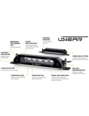 Zestaw dwóch lamp LAZER Linear 6 Elite z systemem montażu w fabrycznym grillu - Volkswagen Caddy (2015-)