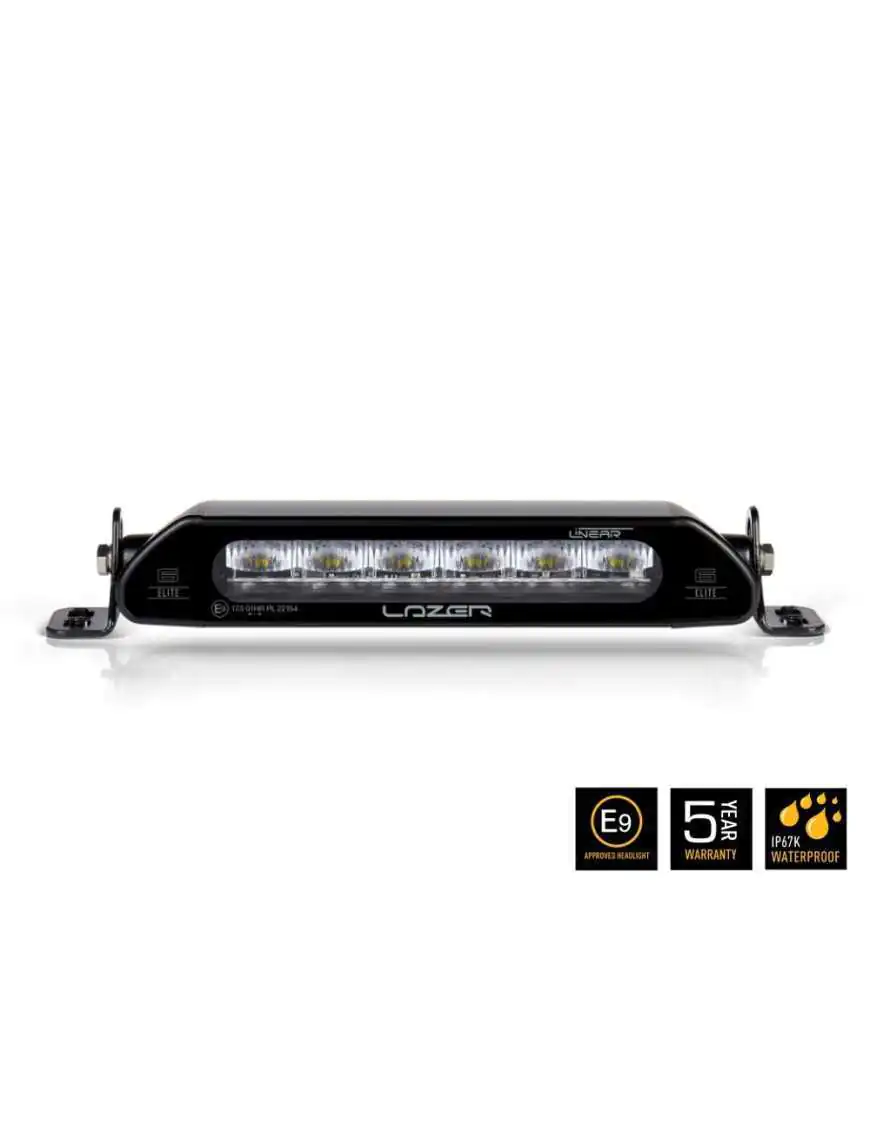 Zestaw dwóch lamp LAZER Linear 6 Elite z systemem montażu w fabrycznym grillu - Volkswagen Caddy (2015-)