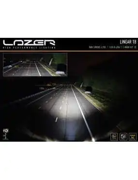 Zestaw lampy LAZER Linear 18 z systemem montażu w fabrycznym grillu - Ford Transit Courier (2014-) | Szekla4x4.pl