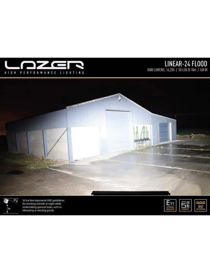 LAZER Linear 24 Flood | Szekla4x4.pl