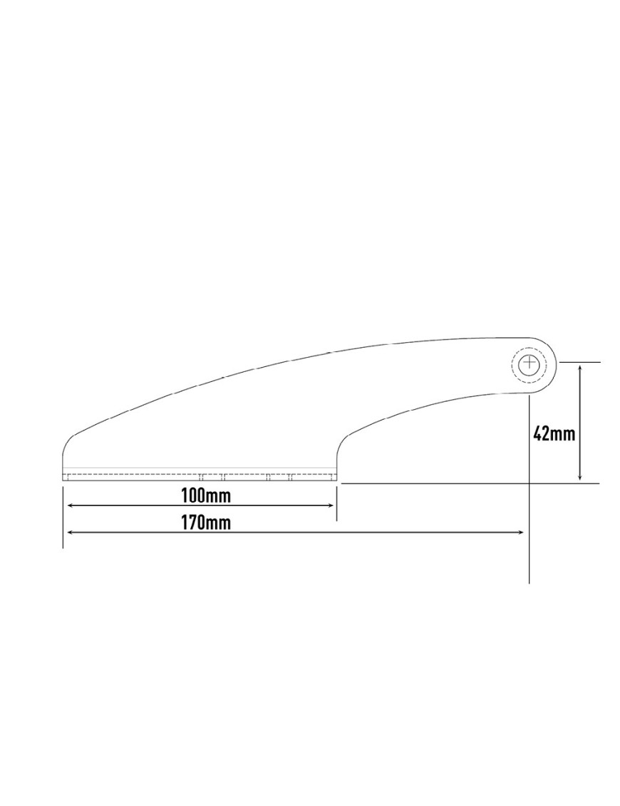 Zestaw do montażu na dachu lampy LAZER Linear-36 - Ford Ranger (2016 -) wersja z relingami dachowymi - wysokość 42 mm