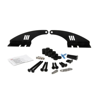 Zestaw do montażu na dachu lampy LAZER T24 Evolution - Ford Ranger (2016 - 2022) wersja z relingami dachowymi - wysokość 57 mm