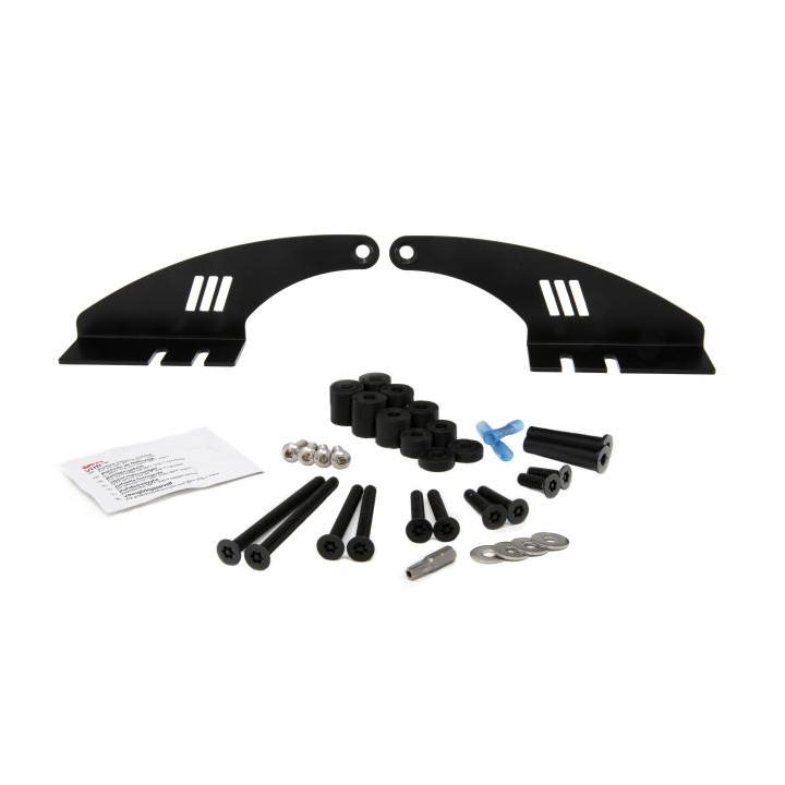 Zestaw do montażu na dachu lampy LAZER T24 Evolution - Ford Ranger (2016 - 2022) wersja z relingami dachowymi - wysokość 57 mm