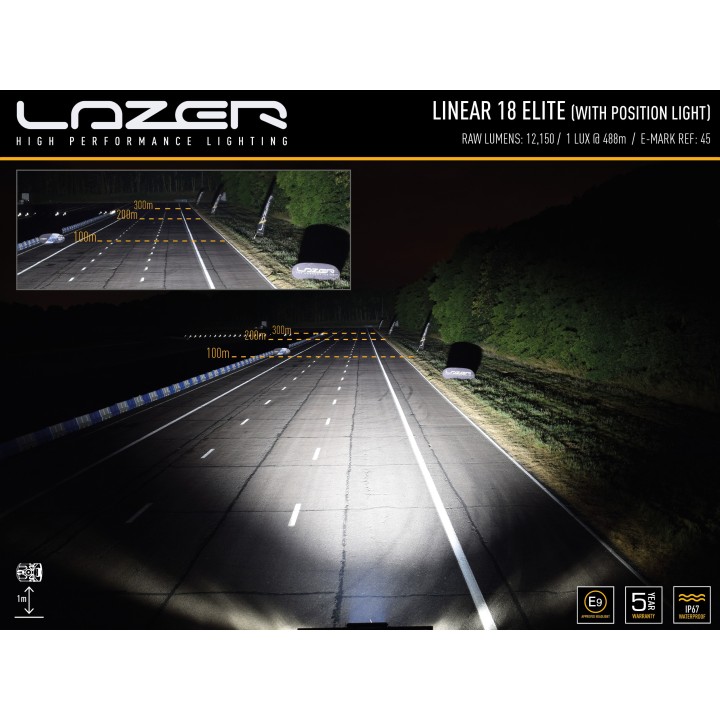 LAZER Linear 18 Elite ze światłami pozycyjnymi - ujęcie 5