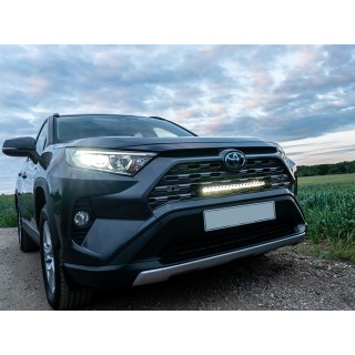 Zestaw lampy LAZER Linear 18 Elite - z systemem montażu w fabrycznym grillu - Toyota RAV4 Hybrid (2018 -)
