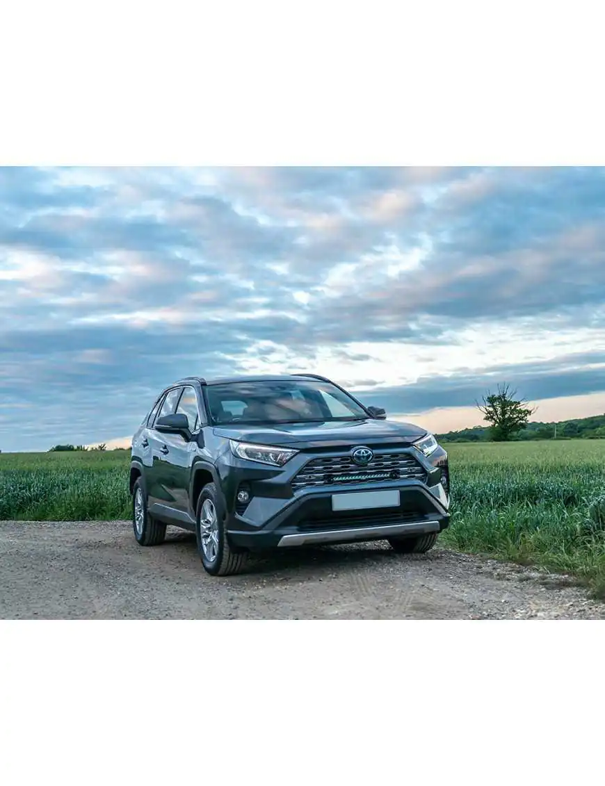 Zestaw lampy LAZER Linear 18 Elite - z systemem montażu w fabrycznym grillu - Toyota RAV4 Hybrid (2018 -) | Szekla4x4.pl